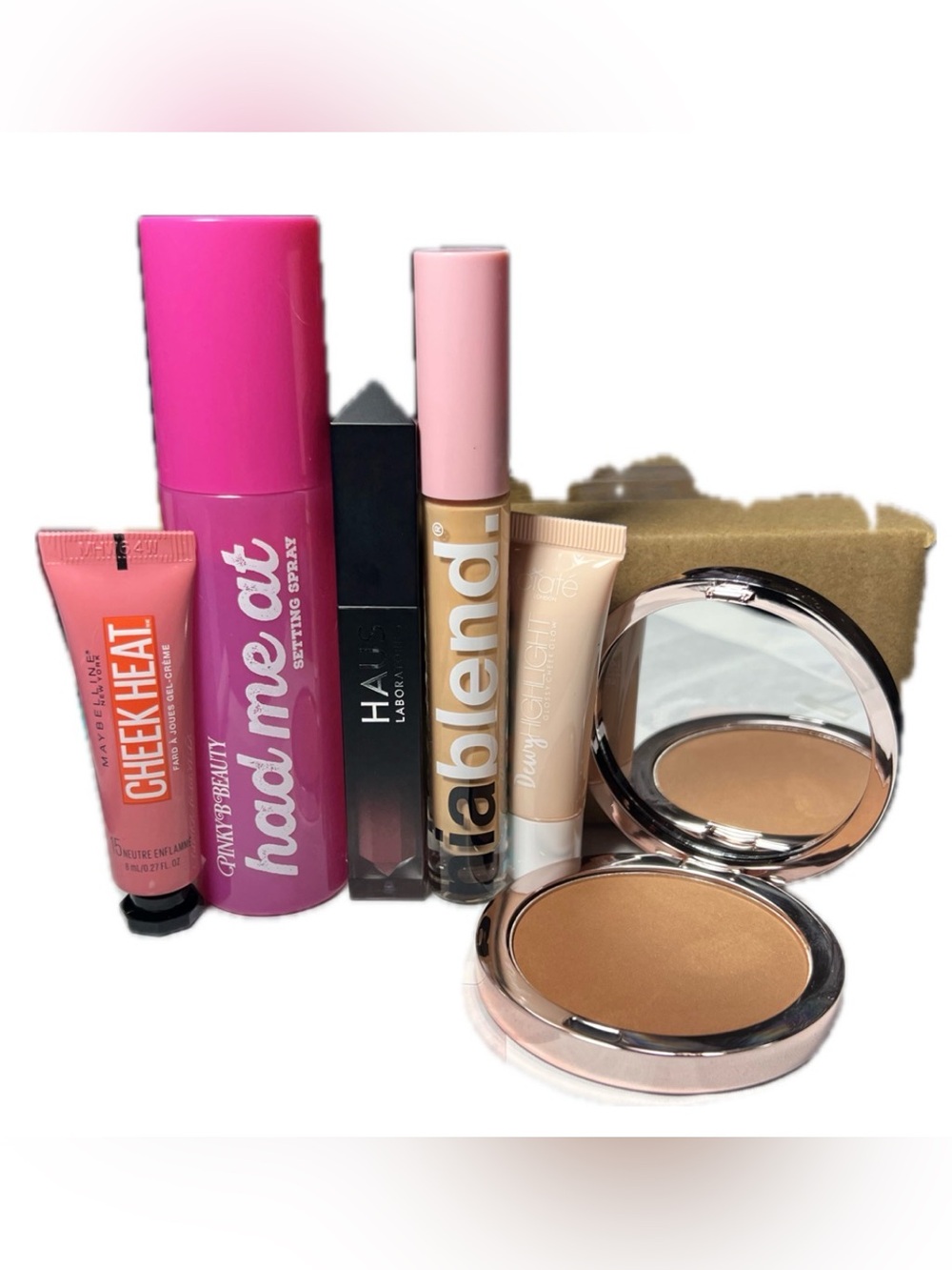 Mixed Women’s Makeup Set — Pink & Peach Tones